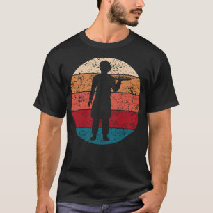 T-shirt Pizza Chef Pizzeria Cook Retro Vintage Don cadeau