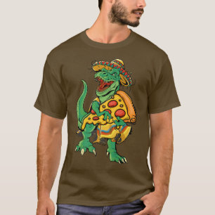 T-shirt Pizza Cinco de Mayo Enfants garçons Dinosaur T re 