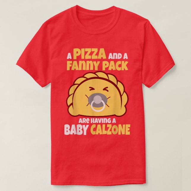 T-shirt Pizza de bébé Calzone Pack Panzerotti  (Design devant)