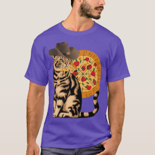T-shirt Pizza de chat