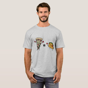 T-shirt Pizza de pepperoni CONTRE le taco : Mexicain