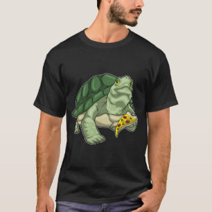T-shirt Pizza de tortue