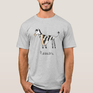 T-shirt Pizza Drôle Enfants Zèbre