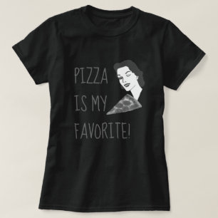 T-shirt Pizza Drôle Est Ma Chemise Favorite