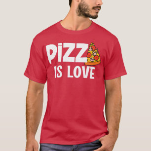 T-shirt Pizza Drôle Est Une Partie Amoureuse Du Ciel 853 