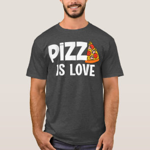 T-shirt Pizza drôle est une tranche d'amour du ciel T-shir