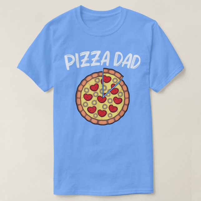 T-shirt Pizza Drôle Pour Papa Père Pizza Chef Pepper (Design devant)