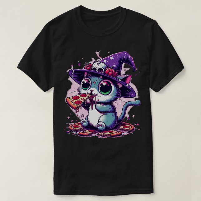 T-shirt Pizza en plastique (Design devant)