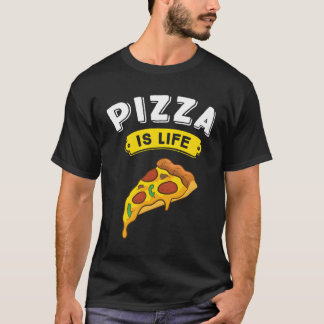 T-shirt Pizza Est La Vie Amusante Pizza Lover Pizza Life