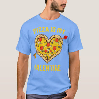 T-shirt Pizza est mon coeur de pizza Valentine Saint Valen