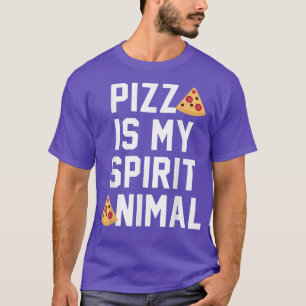 T-shirt Pizza Est Mon Esprit Animal Drôle Humour Fromage A