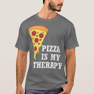 T-shirt Pizza est mon Thérapie Pizza Chef cuisine italienn