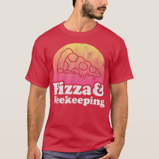 T-shirt Pizza Et Apiculture Ou Abeille519 