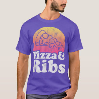 T-shirt Pizza et côtes