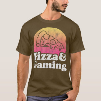 T-shirt Pizza et Jeu ou Gamer