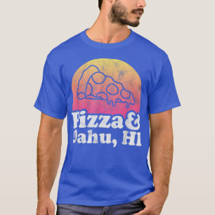 T-shirt Pizza et Oahu, HI ou Hawaii
