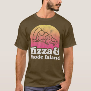 T-shirt Pizza et Rhode Island