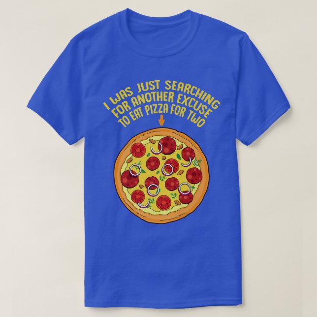 T-shirt Pizza Faire-part De Grossesse Pour Deux Bébés Vent (Design devant)