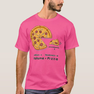 T-shirt Pizza formule science fromage champignons bacon