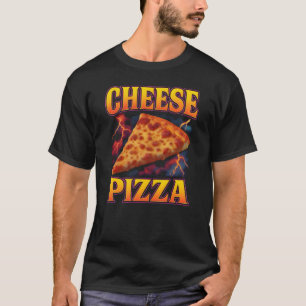 T-shirt Pizza Fromage Alimentation Favorite Bizza 90s Pizz