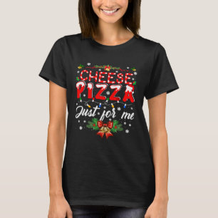 T-shirt Pizza Fromage Juste Pour Moi Père Noël Pizza Famil
