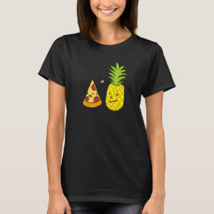 T-shirt Pizza Fuyant D'Un Ananas Été Italia