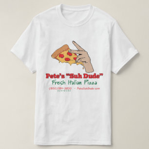 T-shirt Pizza italienne fraîche de type de Suh de Peter