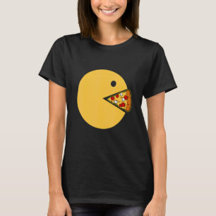 T-shirt Pizza Jeux Vidéo Ordinateur Graphique à secteurs P