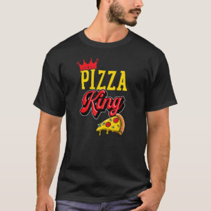 T-shirt Pizza King Cheese Pizza Crown