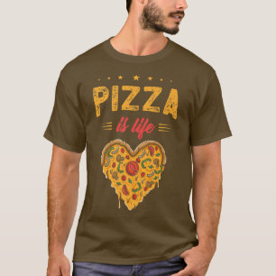 T-shirt Pizza Lover Et Pizza Fitness Pour Pizza Est Life P