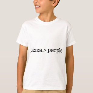 T-shirt Pizza Mieux que Les Gens Nourriture Sarcastique Dr