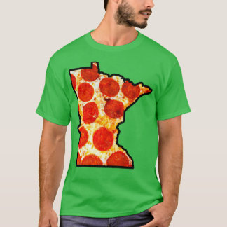 T-shirt Pizza Pepperoni du Minnesota