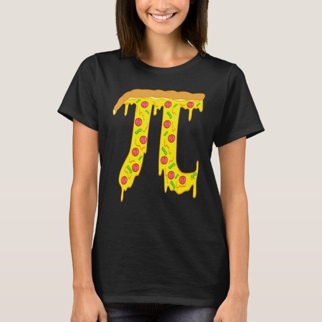 T-shirt Pizza Pi Funny Pi Day Gift Funny Pizza Pi (Devant)