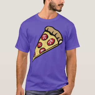 T-shirt Pizza Pi Funny Pizza Pie Avec Pi Toppings Math4249