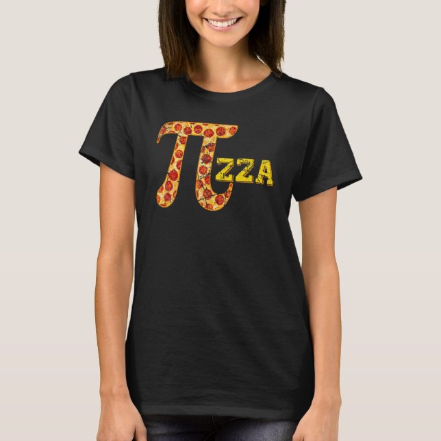 T-shirt Pizza Pi Happy Pi jour Math Mathématiques Professe (Devant)