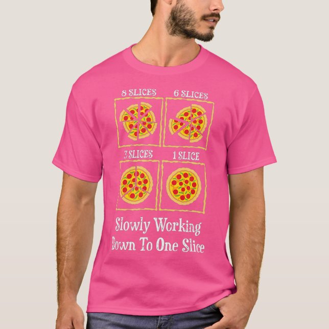 T-shirt Pizza Pie One Slice Junk (Devant)