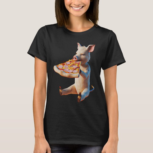T-shirt Pizza Pig (Devant)