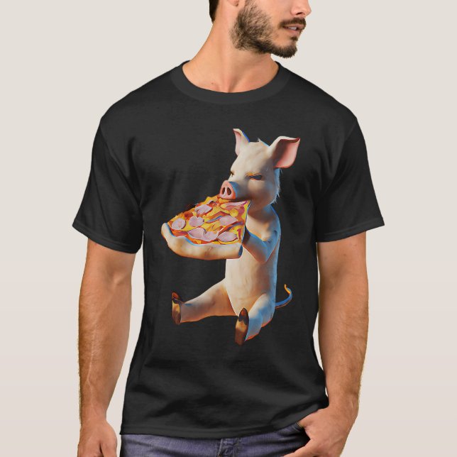 T-shirt Pizza Pig (Devant)