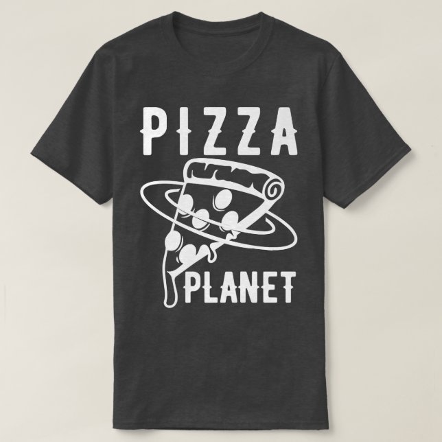 T-shirt Pizza Planet Alimentation Aime Pizza Planet  (Design devant)