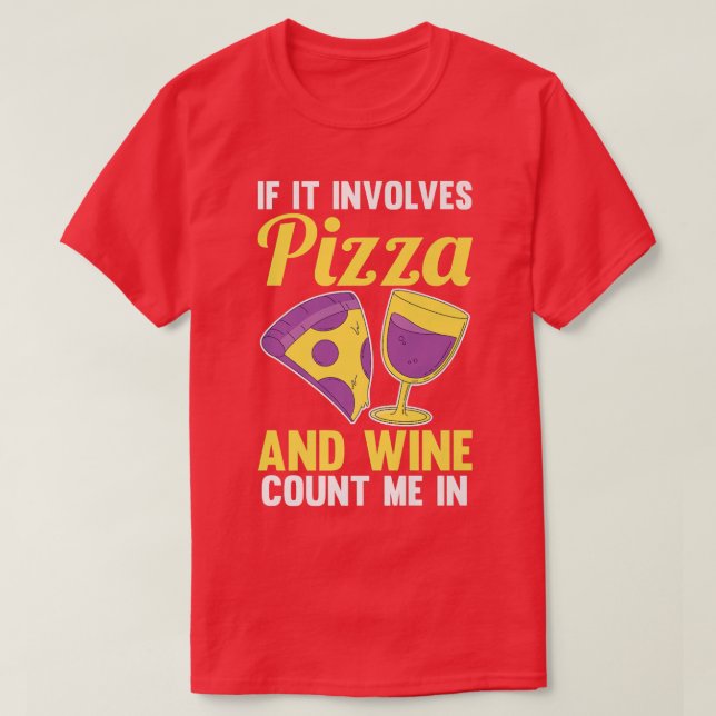 T-shirt Pizza Premium  (Design devant)
