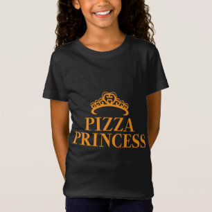 T-Shirt Pizza Princess Funny Pizza Amateurs Filles Anniver