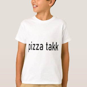 T-shirt Pizza S'Il Vous Plaît Takk Norvégien Norvège Vacat