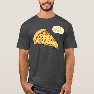 T-shirt Pizza Slice Ajouter Fromage Drôle