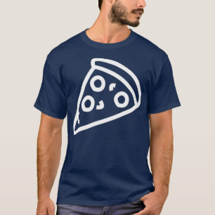 T-shirt Pizza Slice Retro Italien Junk Food Snack Foin