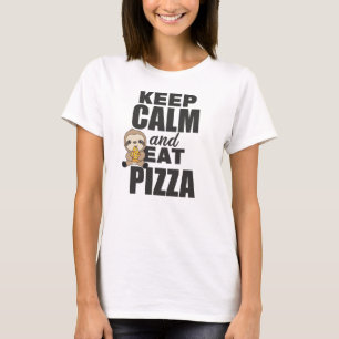 T-shirt Pizza Sloth Pizza Amateurs Drôle Dire