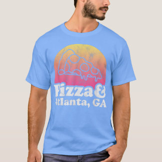 T - Shirt Pizza und Atlanta, GA oder Georgia
