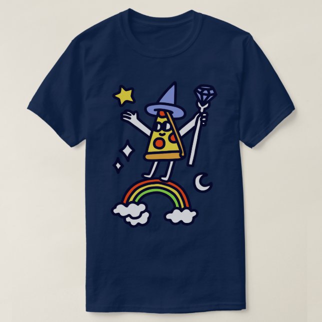 T-shirt Pizza Wizard (Design devant)