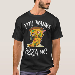 T-shirt Pizza Zombie Vous voulez me pizza Pun Halloween no