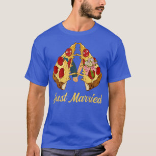 T-shirt Pizzaholic Pizzaholic Slice JustMarried