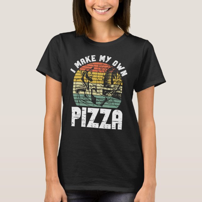 T-shirt Pizzas De Hobby Qui Aime Faire De La Pizza (Devant)